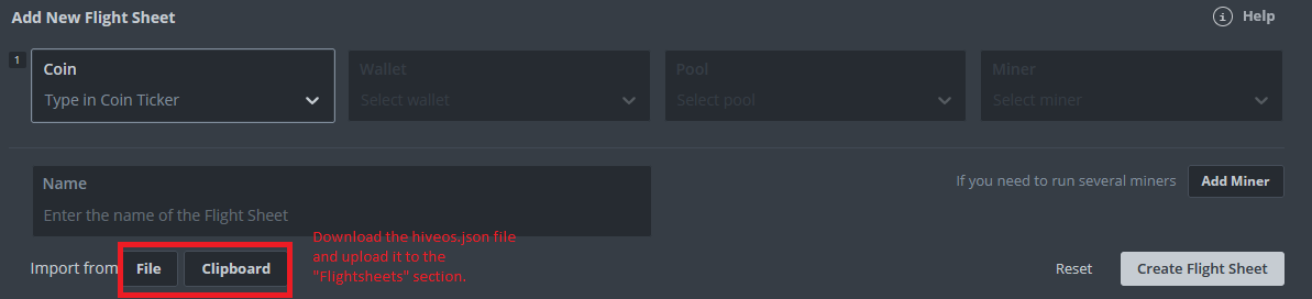 HiveOS Step 2